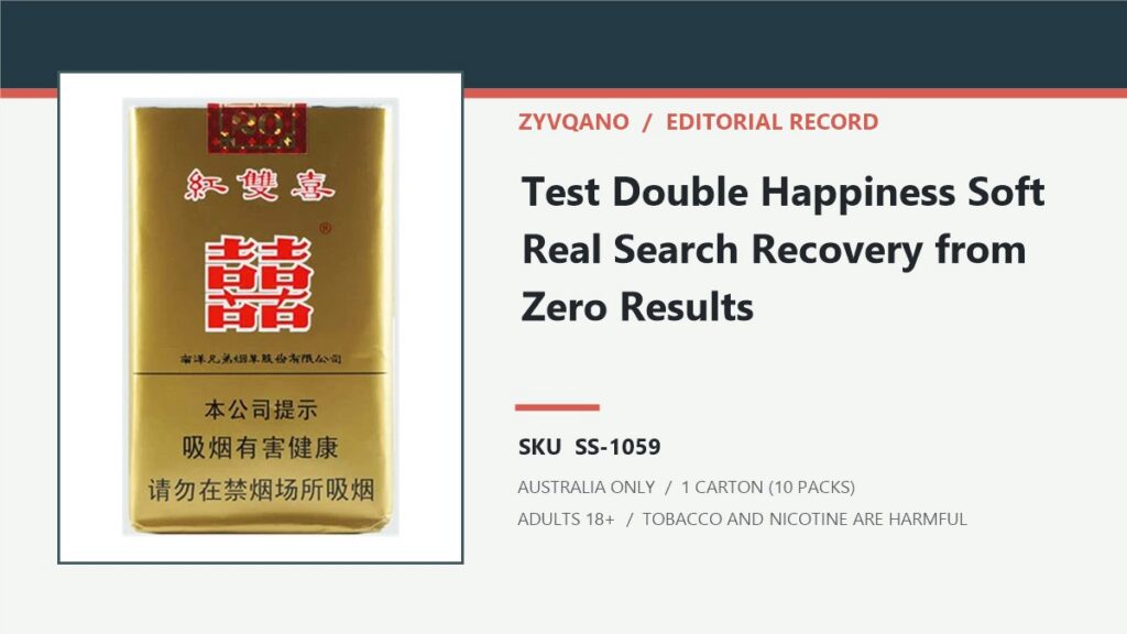 Zyvqano editorial record for Double Happiness Soft Real - 1 Carton (10 Packs) and SKU SS-1059